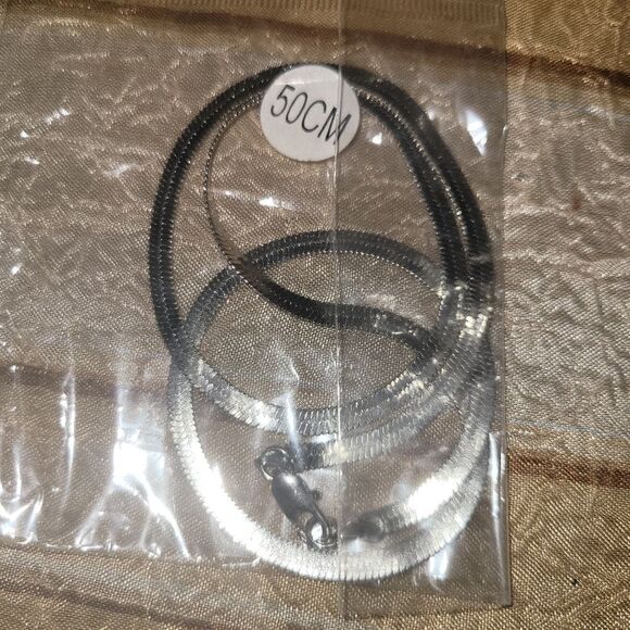 50cm Silver Snake chain  - Picture 6 of 6